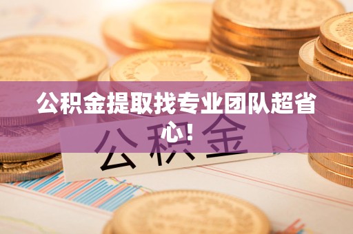 明光公积金提取找专业团队超省心！
